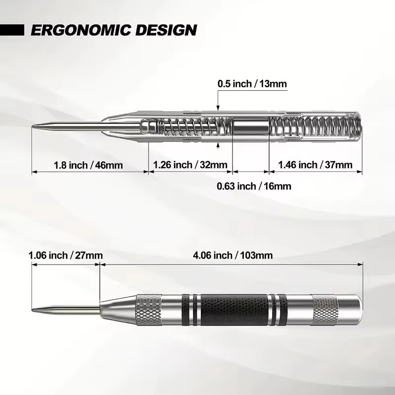 자동 센터 펀치, 구멍 표시기, 목재/금속/강철용, 스 - Drill Bits 리뷰 및 가격