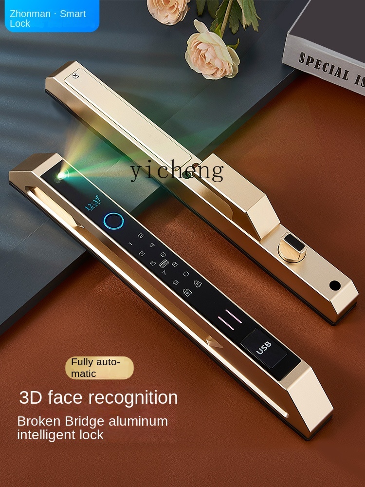 cc29 자동 브로큰 브리지 알루미늄 지문 인식 3D  - Door Lock 리뷰 및 가격